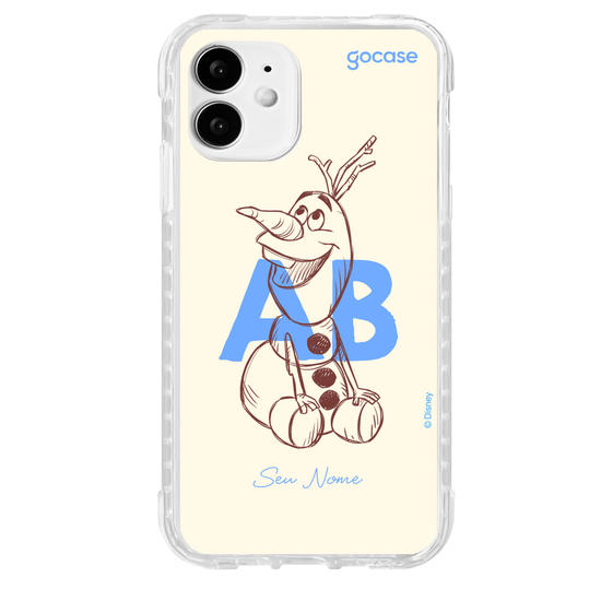 Capinha para celular Disney - Frozen - Iniciais Olaf