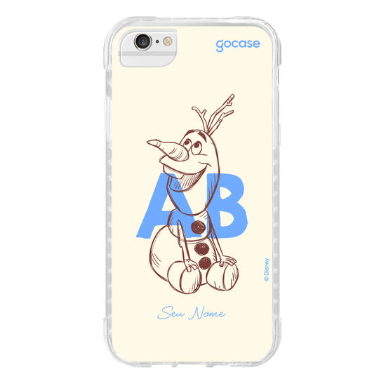 Capinha para celular Disney - Frozen - Iniciais Olaf