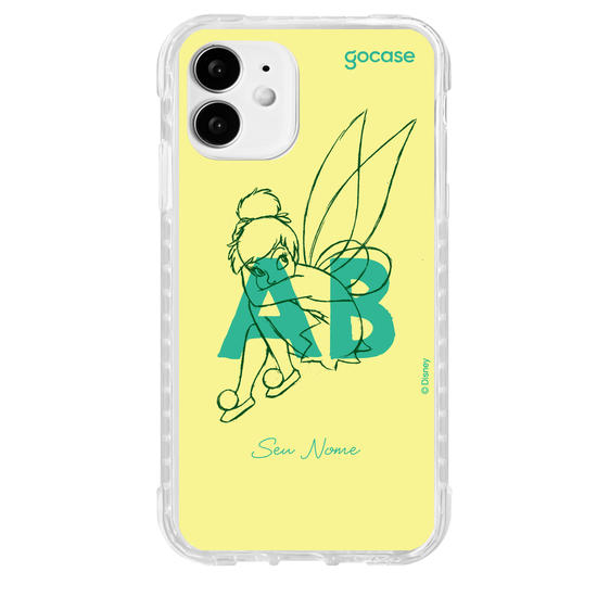 Capinha para celular Disney - Tinker Bell - Iniciais