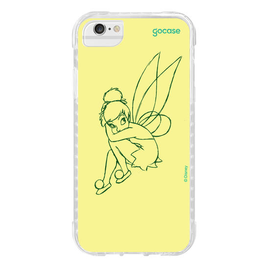 Capinha para celular Disney - Tinker Bell - Iniciais