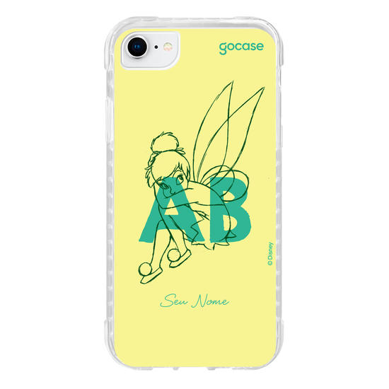 Capinha para celular Disney - Tinker Bell - Iniciais