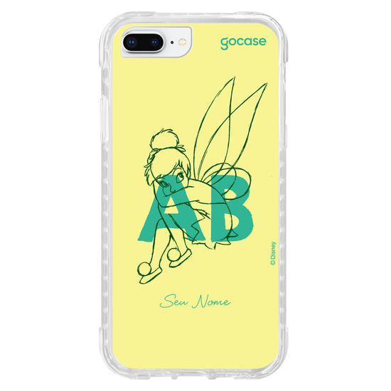 Capinha para celular Disney - Tinker Bell - Iniciais