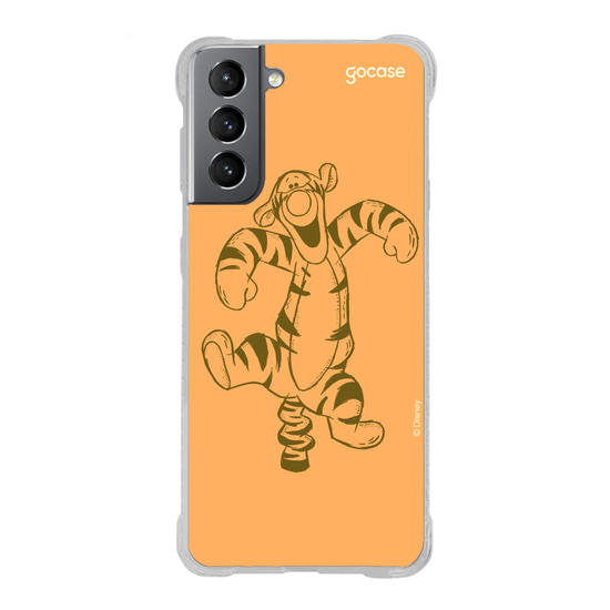 Capinha para celular Ursinho Pooh - Iniciais Tigrão