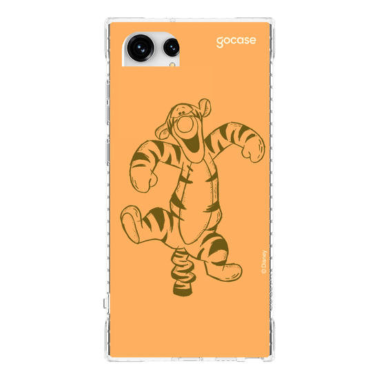 Capinha para celular Ursinho Pooh - Iniciais Tigrão