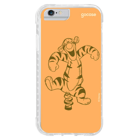 Capinha para celular Ursinho Pooh - Iniciais Tigrão