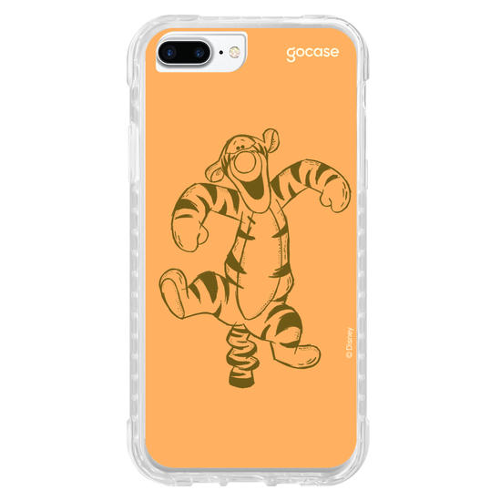 Capinha para celular Ursinho Pooh - Iniciais Tigrão