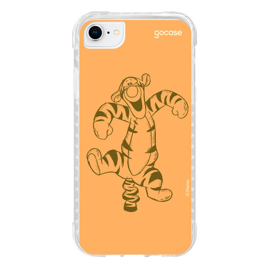 Capinha para celular Ursinho Pooh - Iniciais Tigrão