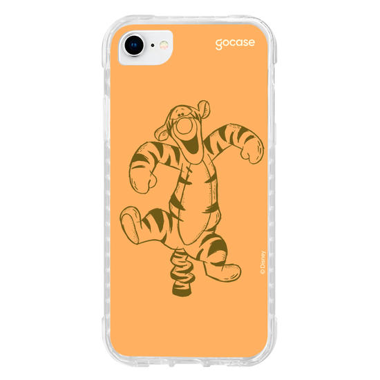 Capinha para celular Ursinho Pooh - Iniciais Tigrão
