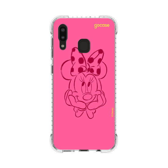 Capinha para celular Mickey & Amigos - Iniciais Minnie