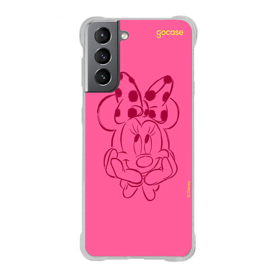 Capinha para celular Mickey & Amigos - Iniciais Minnie
