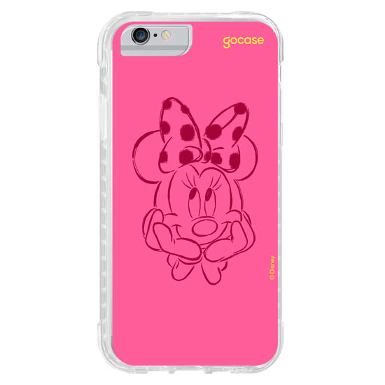 Capinha para celular Mickey & Amigos - Iniciais Minnie