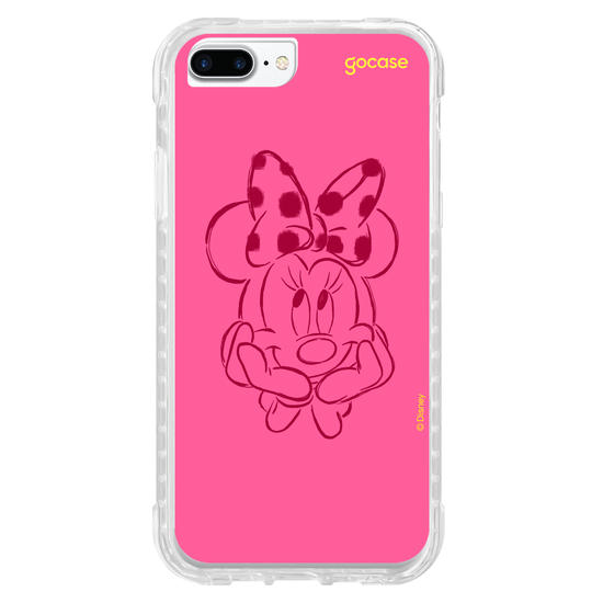 Capinha para celular Mickey & Amigos - Iniciais Minnie