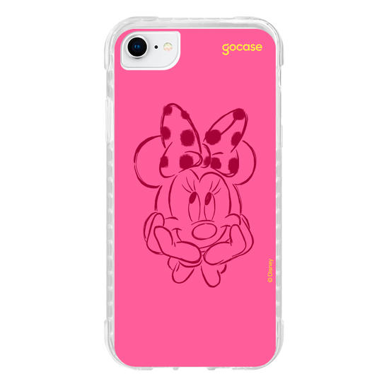 Capinha para celular Mickey & Amigos - Iniciais Minnie