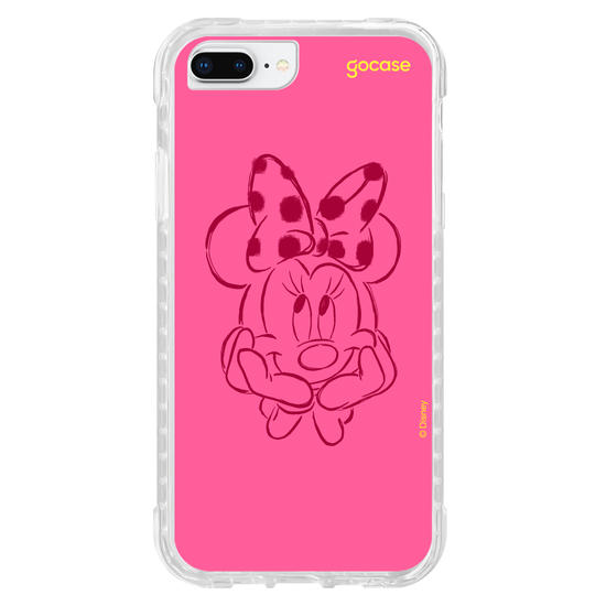 Capinha para celular Mickey & Amigos - Iniciais Minnie