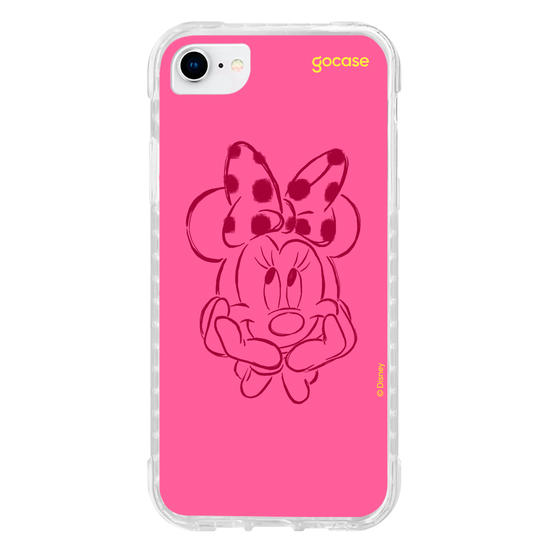 Capinha para celular Mickey & Amigos - Iniciais Minnie