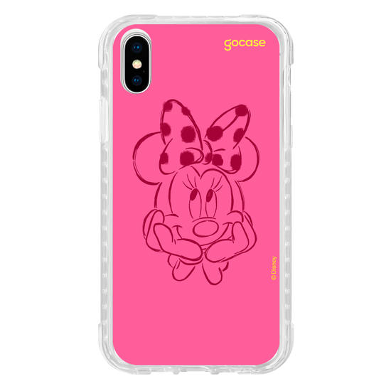Capinha para celular Mickey & Amigos - Iniciais Minnie