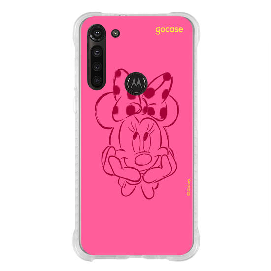 Capinha para celular Mickey & Amigos - Iniciais Minnie