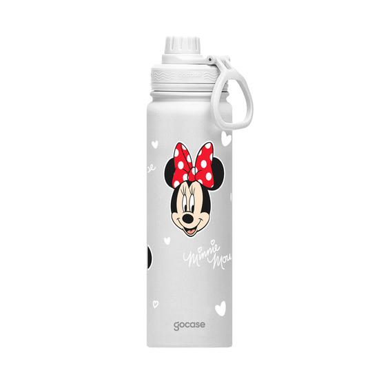 Garrafa Térmica Fresh + Ebook - Mickey & Amigos - Minnie Laços