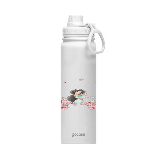 Garrafa Térmica Fresh + Ebook - Jasmine Classical Rose