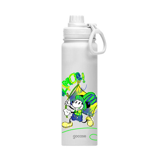 Garrafa Térmica Fresh + Ebook - Mickey Mouse - Vamos!