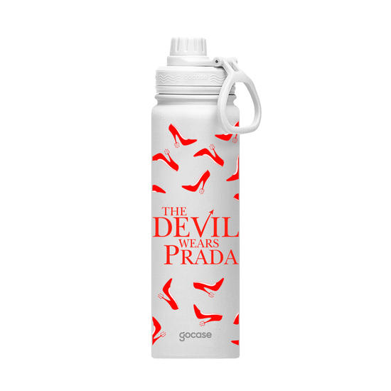 Garrafa Térmica Fresh + Ebook - O Diabo Veste Prada - Salto Vermelho