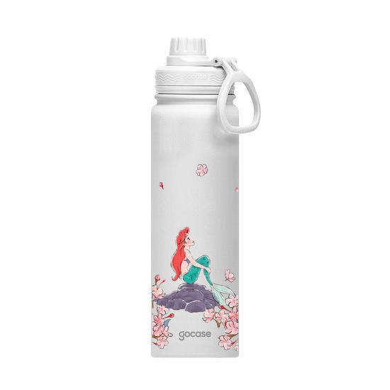 Garrafa Térmica Fresh + Ebook - Ariel Classical Rose