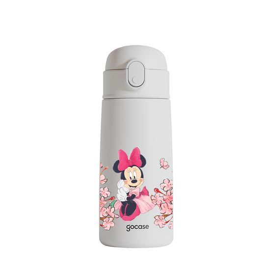 Garrafa Térmica Fun + Ebook - Mickey & Amigos - Minnie Classical Rose