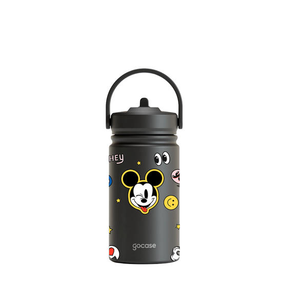 Garrafa Térmica Mini + Ebook - Hey Mickey