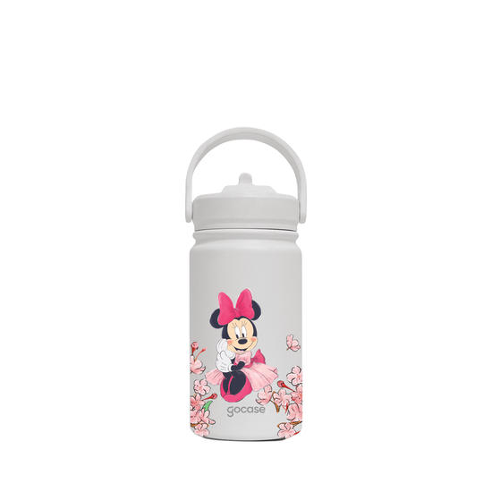 Garrafa Térmica Mini + Ebook - Minnie Classical Rose