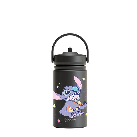 Garrafa Térmica Mini + Ebook - Stitch & Angel Love