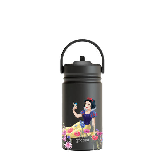 Garrafa Térmica Mini + Ebook - Princesas Garden