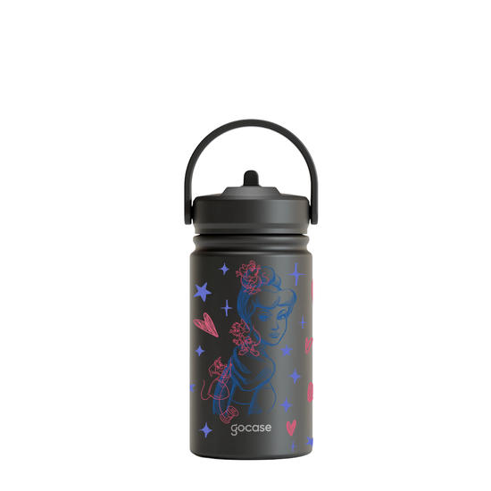 Garrafa Térmica Mini + Ebook - Cinderela Color