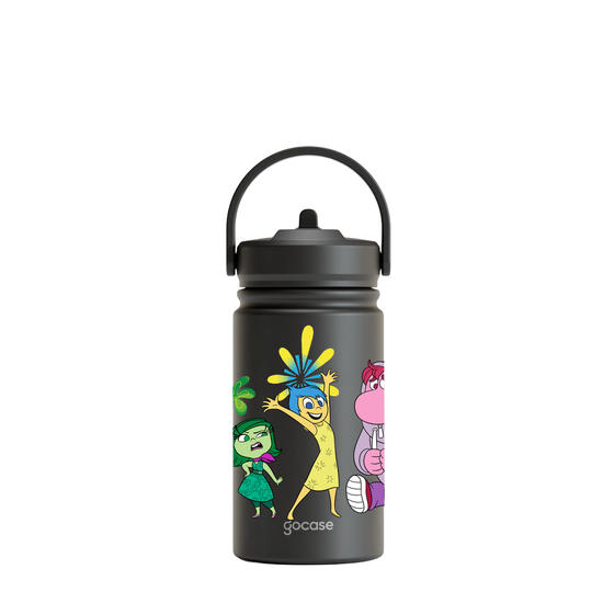 Garrafa Térmica Mini + Ebook - Divertidamente 2 - Personagens 360º