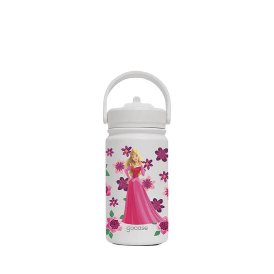Garrafa Térmica Mini - Bela Adormecida - Floral e Princesas