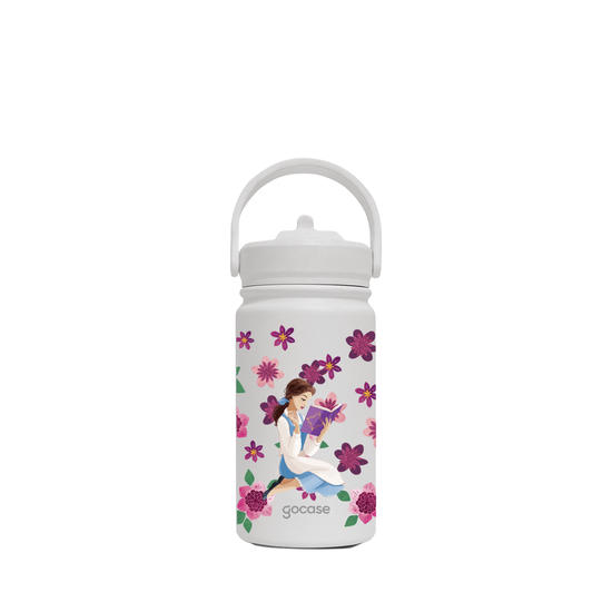 Garrafa Térmica Mini - Bela - Floral e Princesas