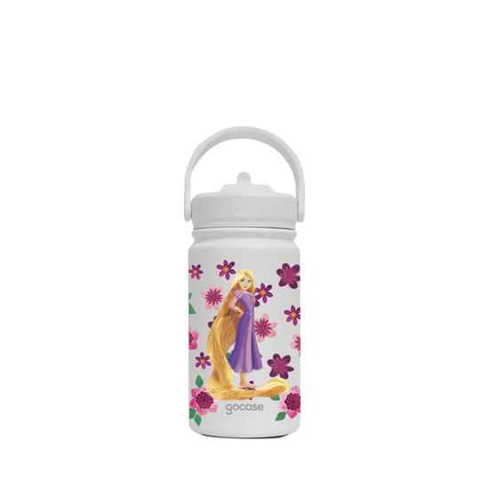 Garrafa Térmica Mini - Rapunzel - Floral e Princesas