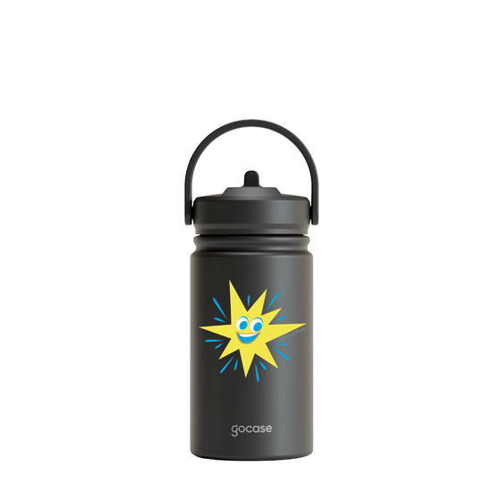 Garrafa Térmica Mini + Ebook - Divertidamente 2 - Alegria Minimalista