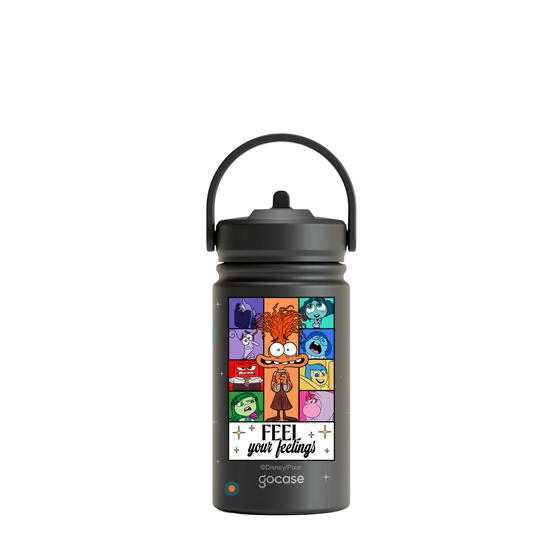 Garrafa Térmica Mini + Ebook - Divertidamente 2 - In My Emotional Adventure