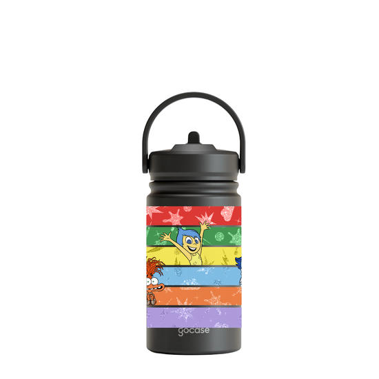 Garrafa Térmica Mini + Ebook - Divertidamente 2 - Paleta de Cores