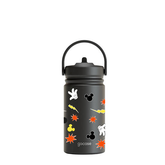 Garrafa Térmica Mini + Ebook - Mickey Elements