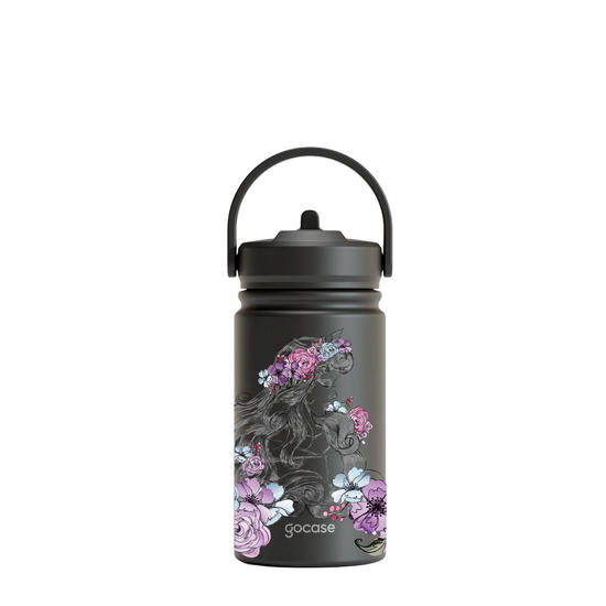 Garrafa Térmica Mini + Ebook - Bela Adormecida Roses