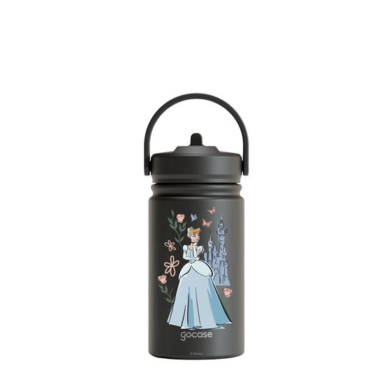 Garrafa Térmica Mini + Ebook - Princesas - Castelo Encantado