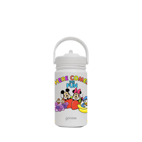 Garrafa Térmica Mini + Ebook - Mickey e Amigos - Frutinhas