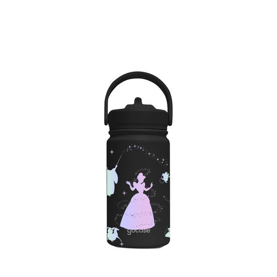 Garrafa Térmica Mini - Princesas - Cinderela - Encanto Degradê