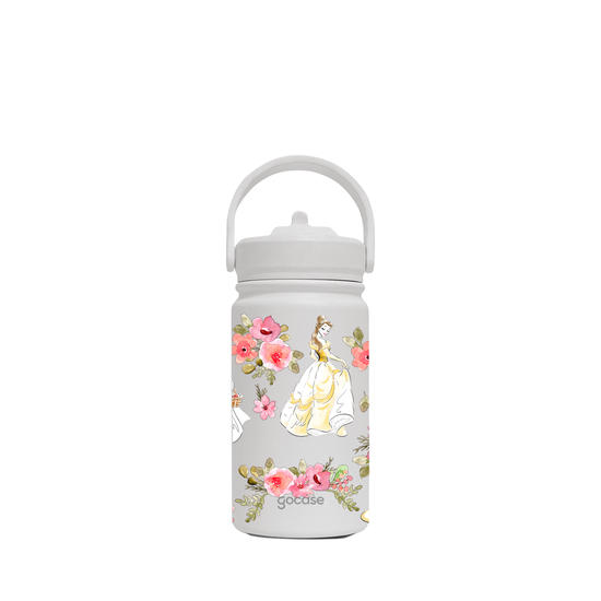 Garrafa Térmica Mini - Princesas - Flores em Aquarela