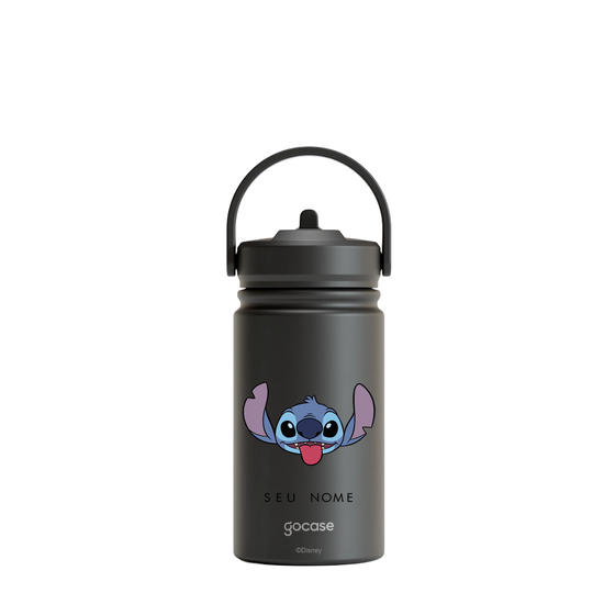 Garrafa Térmica Mini + Ebook - Stitch Rostinho
