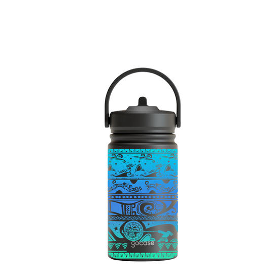 Garrafa Térmica Mini + Ebook - Moana - Traços Maori