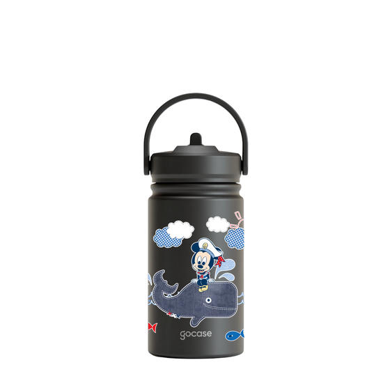 Garrafa Térmica Mini + Ebook - Mickey e Baleinha