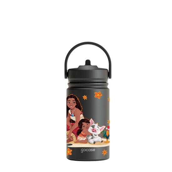 Garrafa Térmica Mini + Ebook - Moana 2 - Melhores Amigos