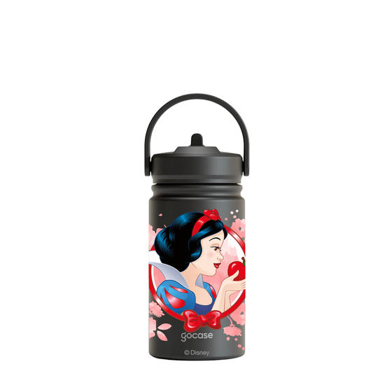 Garrafa Térmica Mini + Ebook - Princesas - Doce Branca de Neve